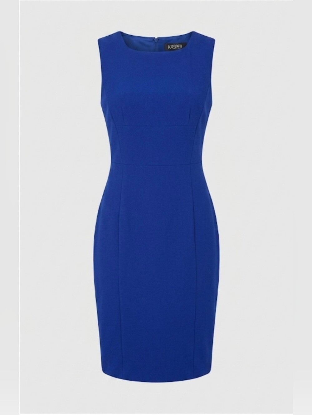 Nwt Kasper Sheath Dresse Womens Size XS Blue